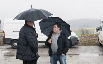 6. KRAS KROS MTB, župan Občine Miren - Kostanjevica (levo) in predsednik Krajevne skupnosti Miren - foto Tomaž Povodnik 