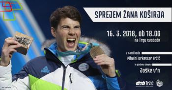 Sprejem Žana Koširja v Tržiču