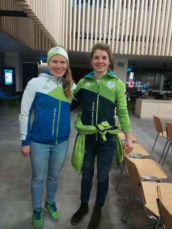 Sprejem za blejske olimpijce
