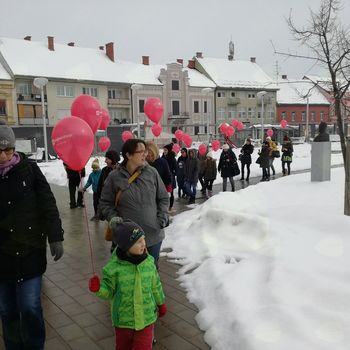 4. vseslovenski pohod z rdečimi baloni tudi v Ljutomeru