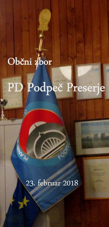 FOTOREPORTAŽA: Občni zbor PD Podpeč - Preserje 23. 2.2018