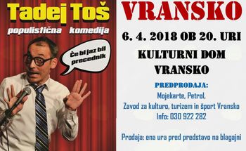 Tadej Toš - ČE BI JAZ BIL PRECEDNIK