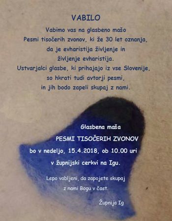 Glasbena maša: Pesem tisočerih zvonov