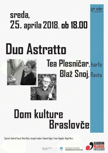 GM oder - Koncert Duo Astratto - harfa, flavta