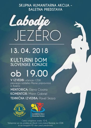 Balet Labodje jezero na odru Doma kulture