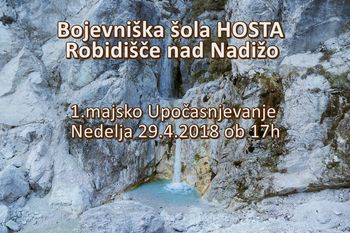 1.majska delavnica UPOČASNITVE na rajskem Robidišču nad Kobaridom