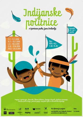 INDIJANSKE POČITNICE 2018 - počitniško varstvo v občini Miren - Kostanjevica