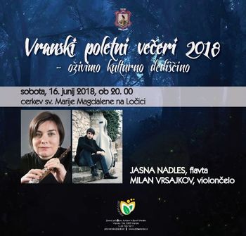 Vranski poletni večeri 2018 - oživimo kulturno dediščino