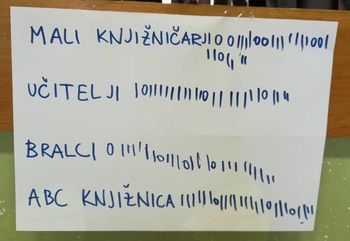 PROJEKT »NAŠA MALA KNJIŽNICA«