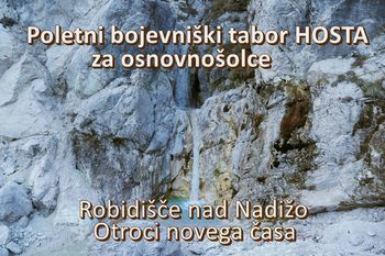 Bojevniški tabor šole HOSTA za osnovnošolce