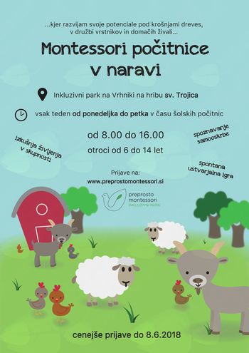 Montessori počitnice v naravi
