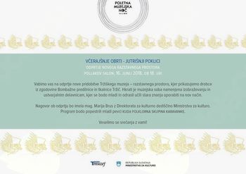 Na Poletno muzejno noč odprtje novega razstavnega prostora v Tržiškem muzeju
