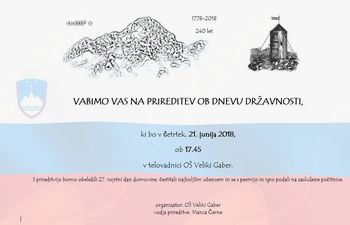 PRIREDITEV OB DNEVU DRŽAVNOSTI 
