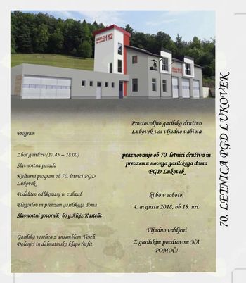 70. Letnica PGD Lukovek