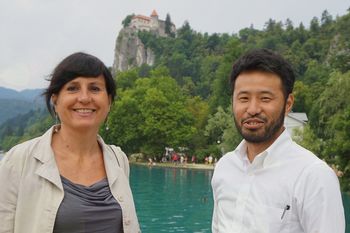 Japonska zelena raziskovalca obiskala Bled