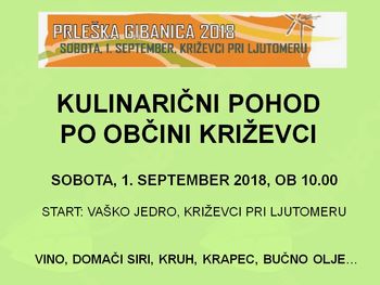Kulinarični pohod po občini Križevci