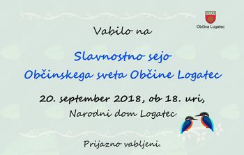 Slavnostna seja Občinskega sveta Občine Logatec 2018