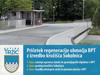 Regeneracija območja BPT z izvedbo krožišča Sokolnica Regeneracija območja BPT z izvedbo krožišča Sokolnica