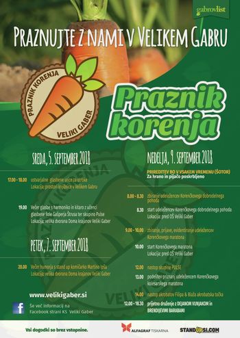 7. Praznik korenja v Velikem Gabru