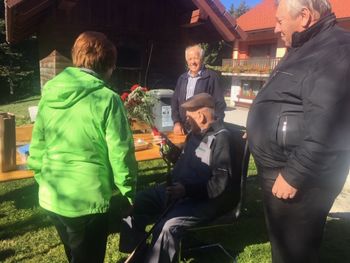 Jeršič Mihael čil in zdrav na svoj 105. rojstni dan