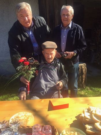 Jeršič Mihael čil in zdrav na svoj 105. rojstni dan