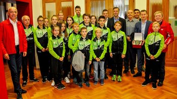 Župan sprejel ekipo NTK Krka Novo mesto