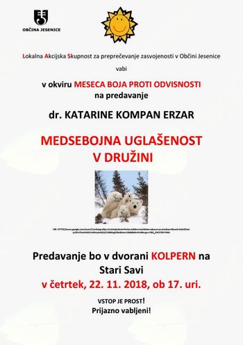 Mesec boja proti odvisnosti 2018