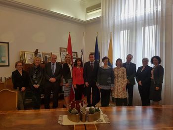 Na obisku v Celju ustavni sodniki iz Republike Avstrije in Slovenije