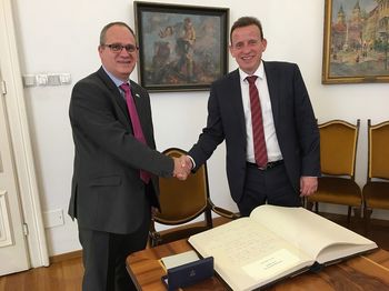 Veleposlanik Izraela na obisku v Celju