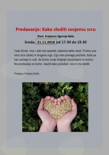 Kako slediti svojemu srcu?