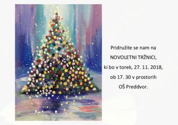 Novoletna tržnica v OŠ Preddvor