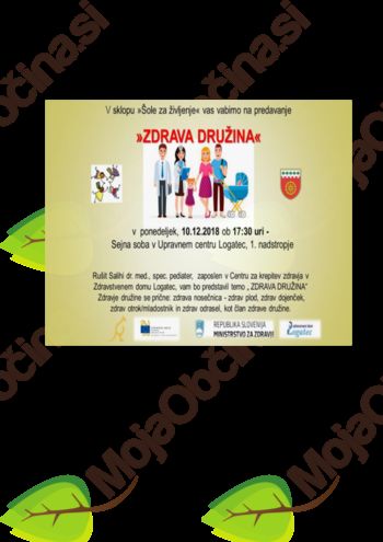 Šola za zdravje - Zdrava družina