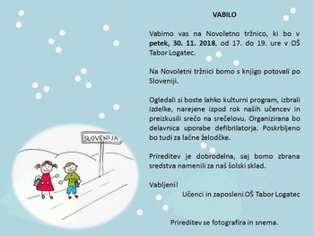 DOBRODELNA PRIREDITEV - NOVOLETNA TRŽNICA