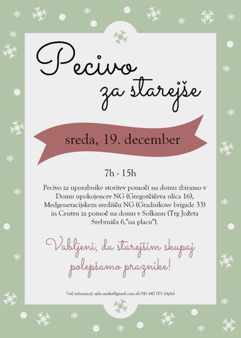 PECIVO ZA STAREJŠE