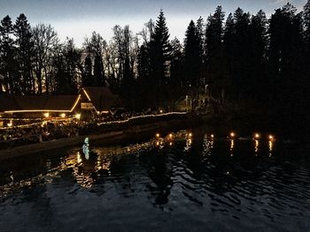 19. potop božičnega drevesca v Preddvoru