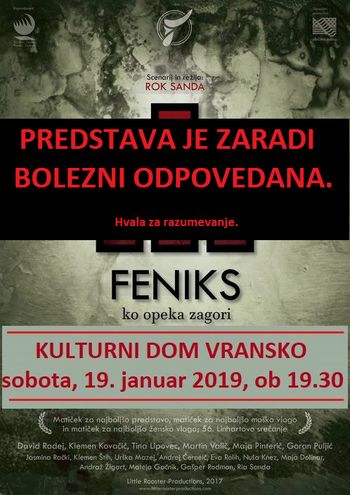 PREDSTAVA JE ODPOVEDANA