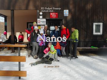 Fotoreportaža: Mladi planinci PD Podpeč - Preserje na Nanosu 12. 1. 2019