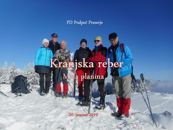 FOTOREPORTAŽA : PD na Kranjski rebri in Mali planini  20. 1. 2019                        