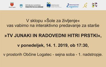 Šola za zdravje - TV junaki in radovedni hitri prstki Šola za zdravje - TV junaki in radovedni hitri prstki