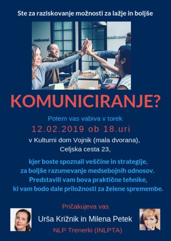 Vabilo: Ste za raziskovanje možnosti za lažje in boljše komuniciranje?