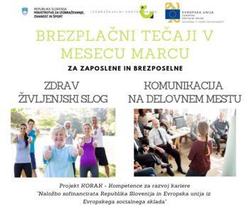 Brezplačni tečaji na IC Geoss v mesecu marcu