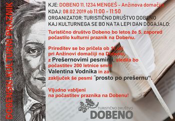 5. Prešernov dan na Dobenu