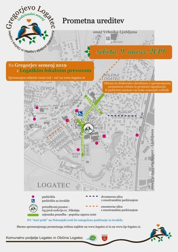 Gregorjevo 2019 v Logatcu - sobotni sejem, kulturni program in glasbeni nastop Tanje Žagar