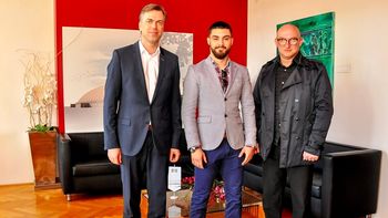 Župan sprejel Saša Vorkapića