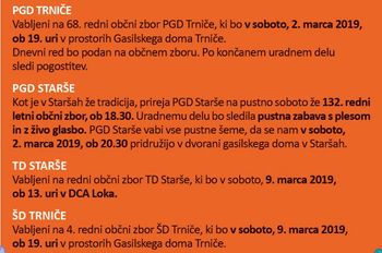 VABLJENI NA OBČNE ZBORE DRUŠTEV