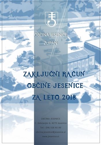 Zaključni račun proračuna občine Jesenice leto 2018
