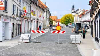 Zaradi zaključnih del v križišču Sokolske in Glavnega trga zapora Kandijskega mostu