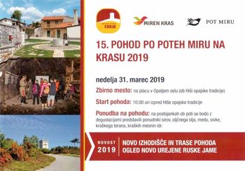 15. POHOD PO POTEH MIRU NA KRASU 2019