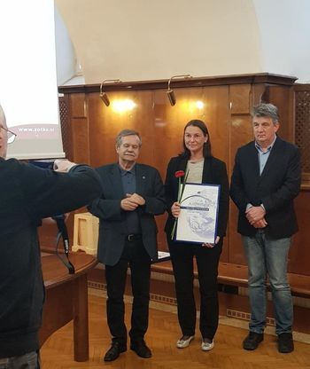 Komisiji Mladi za Celje in Osnovni šoli Hudinja priznanje Zveze za tehnično kulturo Slovenije