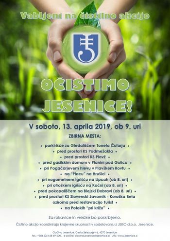 Očistimo Jesenice! Očistimo Jesenice!